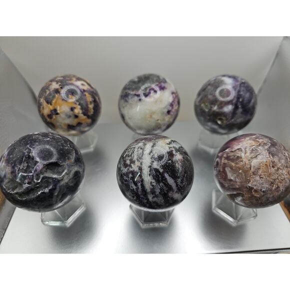 55mm To 65mm Natural Sphalerite Quartz Crystal W/wooden Stand 1 Each - Picture 4 of 12